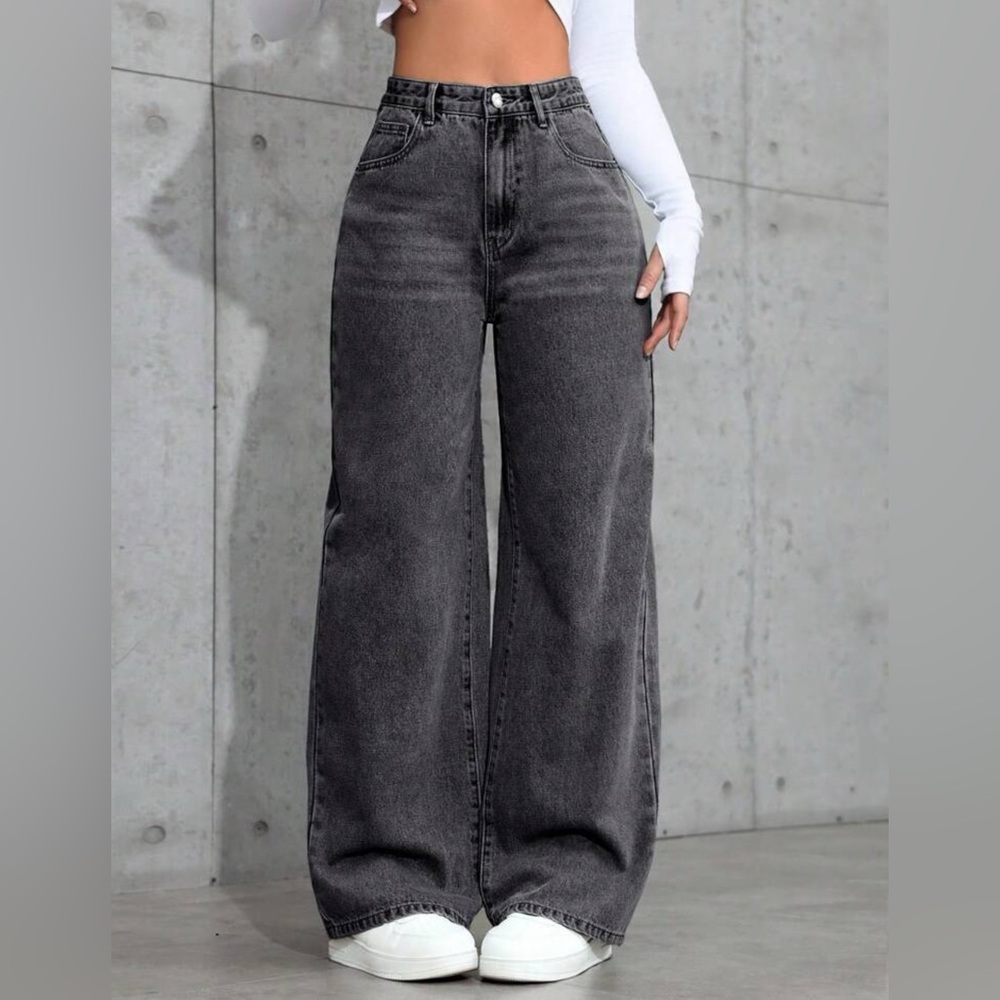 High Waist Wide Leg Jeans